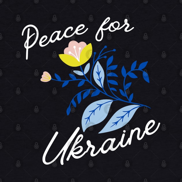 Peace for Ukraine Ukrainian Wildflower by MalibuSun